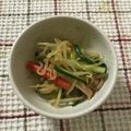 miya姉's cooksnap of when they made もやしときゅうりとカニカマの中華サラダ.