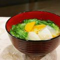 こうゆちゃん's cooksnap of when they made お味噌汁にレタス.