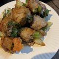 ちやちこ's cooksnap of when they made ポン酢で簡単！豚コマinしそチーズポテト.