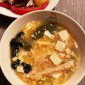 トモ２'s cooksnap of when they made 鶏の茹で汁で☆サンラータン風.
