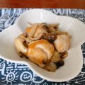 まこさんど's cooksnap of when they made 鶏むね肉としめじの炒めもの☆.
