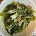 Elmohana's cooksnap of when they made ダシダで作る牛肉とワカメのスープ^ ^.