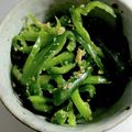 クックBYULVP☆'s cooksnap of when they made さっぱり☆生ピーマンのナムル.