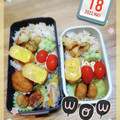海理ママ's cooksnap of when they made ランチに＊揚げ玉と鰹節のお握り＊.