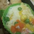 あゆたっくん's cooksnap of when they made お弁当に☆レンジで簡単卵のおかず.