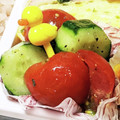 ゆけり３兄弟's cooksnap of when they made きゅうりとミニトマトの簡単サラダ.