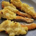 yasuna313's cooksnap of when they made サーモンのポテトチーズ焼き♪.