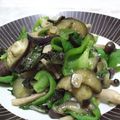 macrin2010's cooksnap of when they made なすびとピーマンの大葉炒め.