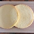 ちゃんねるゆみ's cooksnap of when they made スポンジケーキの三枚おろし（切り方）.