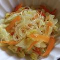 TYSK's cooksnap of when they made 材料４つ！春雨・人参・玉葱・キャベツ.