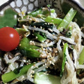 くーまんず's cooksnap of when they made 簡単5分♡こまツナもやしの塩昆布マヨサラ.