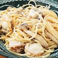 かなりんココりん's cooksnap of when they made 牛乳で！帆立とキノコのクリームパスタ☆.