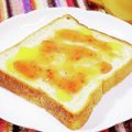 ふうはっちゃん's cooksnap of when they made 焼きジャムカスタードトースト♪.