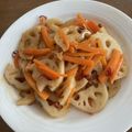 バウンド's cooksnap of when they made さくさく食感！レンコンのきんぴら♪.