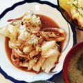 まみお✳'s cooksnap of when they made ご飯が進む！烏賊キャベツの焦がし味噌炒め.