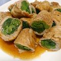 食べるって大事！'s cooksnap of when they made 小松菜の豚肉巻き.