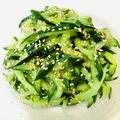 azbjbn's cooksnap of when they made 【農家のレシピ】きゅうりのナムル.
