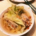 ミツマメ's cooksnap of when they made 春キャベツとひき肉の重ね蒸し.