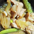 ちぃ−ち−chan's cooksnap of when they made スナップエンドウと鶏肉のガリバタ炒め.