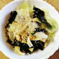 ぎんの助's cooksnap of when they made キャベツとわかめと油揚げの酢の物.