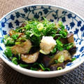 もふもふクロさん's cooksnap of when they made 夏！なす焼き浸し★生姜みょうが青じそのせ.