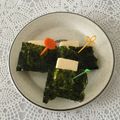 puniＫ's cooksnap of when they made 韓国海苔でチーズを巻いただけ♪.