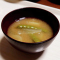 チコリママ's cooksnap of when they made 新じゃがときぬさやのみそ汁.