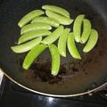 kyokoha's cooksnap of when they made シンプルに、焼きスナップえんどう.