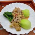 まこさんど's cooksnap of when they made 簡単！副菜！チンゲン菜の搾菜肉あんかけ.