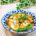 Satoco❋'s cooksnap of when they made オランダ豆（絹さや）とえのきの卵とじ.