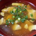 みきぺちゃん's cooksnap of when they made ☺あったか簡単汁物♪生姜入り豆腐汁☺.
