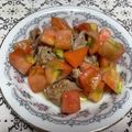 まゆ0916まる's cooksnap of when they made ＊さーっぱり！豚こまのトマレモンのっけ＊.