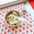 あやちん０８１６'s cooksnap of when they made 水餃子【餃子鍋、スープ餃子にも】.