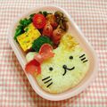 ほろぴ's cooksnap of when they made キャラ弁 ネコさん.