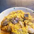 とまととみぃママ's cooksnap of when they made めんつゆで簡単！ふんわり卵の親子丼.