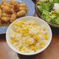 HaRuC0Ma's cooksnap of when they made 材料２つだけ！炊飯器でコーンごはん♪.