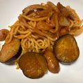ひょんの's cooksnap of when they made ナスとベーコンとツナのパスタ.