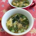赤い電話's cooksnap of when they made たまごふわふわ中華スープ.