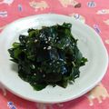 赤い電話's cooksnap of when they made 超簡単わかめのナムル.