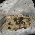 もぐのぐ's cooksnap of when they made レンジ＆めんつゆで！白身魚の紙包み蒸し.