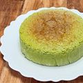 ぺとちゃんち's cooksnap of when they made 抹茶のスフレチーズケーキ.