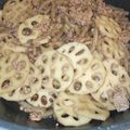 ランラン☆さっちー's cooksnap of when they made 母の！ひき肉レンコンこんにゃく炒め煮♪.