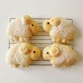 ほろぴ's cooksnap of when they made ふわふわ♪ひつじのクリームパン.