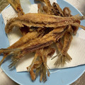 ピーナッツ子♪'s cooksnap of when they made カルシウムたっぷり☆イワシの骨唐揚げ☆.