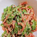 ゆにコーン's cooksnap of when they made シャキシャキ！きぬさやと人参のサラダ.