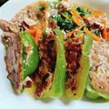 なべこげた！'s cooksnap of when they made 中華風ピーマンの肉詰め.