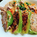 なべこげた！'s cooksnap of when they made 中華風ピーマンの肉詰め.