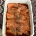 もぐもぐ人's cooksnap of when they made サーモンの和風カルパッチョ.