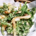 風にふかれてysam's cooksnap of when they made ザックザク！春菊のかき揚げ.