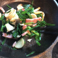 ちゃちゃキッチン's cooksnap of when they made にらとベーコンとエリンギの中華炒め.